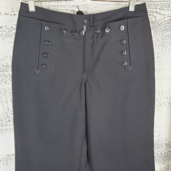 Vintage WWII U.S. Navy "Crackerjack" 13-Button Bell Bottom Sailor Wool Pants - Picture 2 of 9